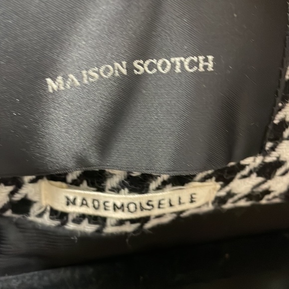 Scotch- Soda Houndstooth blazer- lined black trimming - Picture 6 of 9